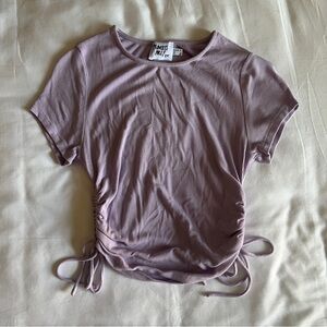 Princess Polly purple rouched tee